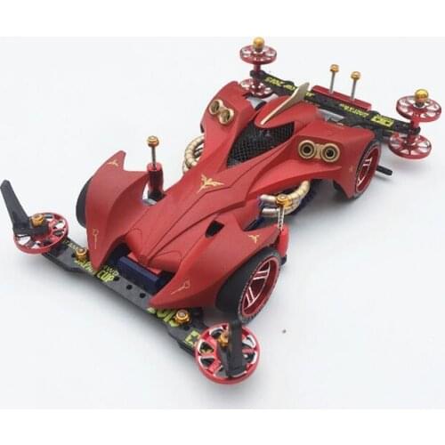 1 Set 1/32 Scale Mini 4WD Car Model RAY STINGER 19438 S2 Chassis With Upgrade Parts (Not Assembled)