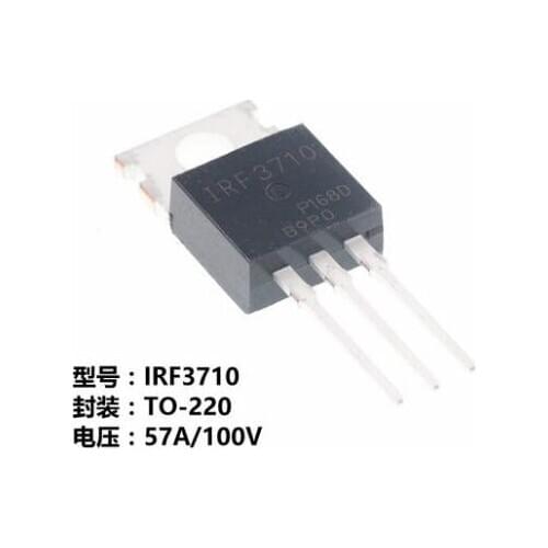 10pcs/lot IRF3710 MOSFET MOSFET N 100V / 57A TO-220
