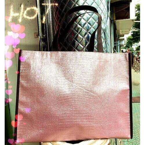 100PCS/LOT Laminating Non-woven Gift Bag High-grade Bag For Shopping Opening Promotion Customized Size