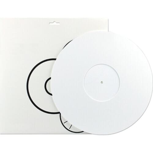 12 Inch 3MM Acrylic Record Pad Anti-static LP Vinyl Mat Slipmat for Turntable Phonograph Accessories