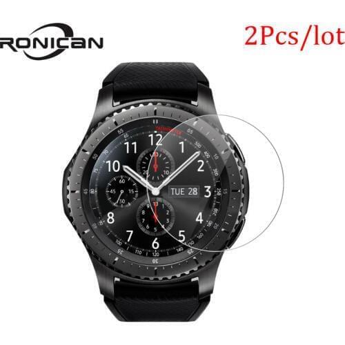 2 Pieces For Samsung Gear S3 Classic Tempered Glass Ultra Cltra 9H For Samsung Gear S2 Frontier Smartwatch Film Screen Protector