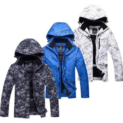 -30 Warm Ski Jacket snowboarding clothing waterproof windproof Breathable winter outdoor sports wear Snow outfit For Women and Men unsex