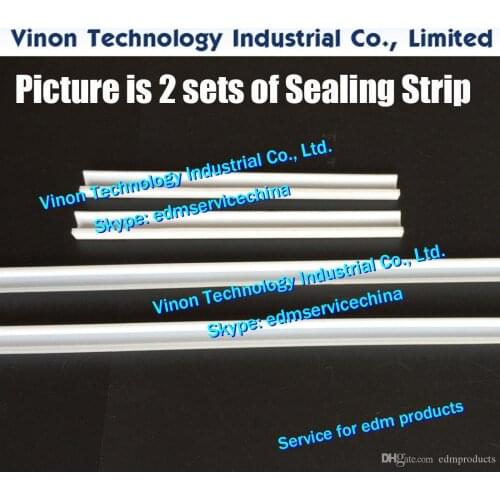 4pcs/bag) 3032739+3031174 edm Seal Plate A+Seal Plate B for X axis used for Sodic k A500W,A325,A350,A320,AQ325 Wire Cut Machine