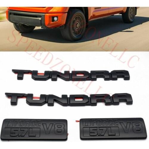 4PCS BLACKOUT EMBLEMS OVERLAY Fit For 2014-2020 V8 PT948-34181-02