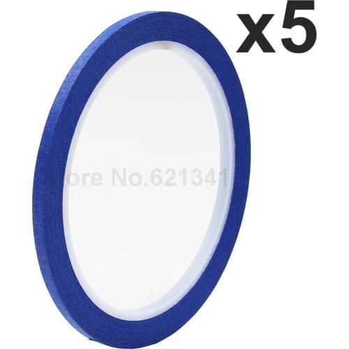 5Rolls Blue 4mm x 25m Draping Tape Pattern Making Supplies Masking Tape & Nail Art Tape Free Shipping