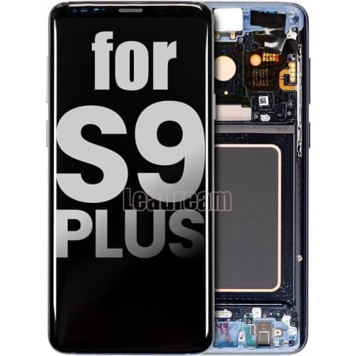 5Pcs Original Perfect Screen LCD For Samsung Galaxy S9 Plus G965F LCD Display With Frame Super AMOLED LCD Screen