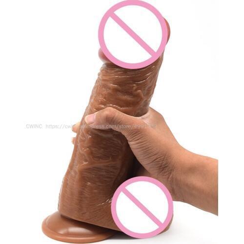 6.5cm Thick Large Size Didlo Big Men Realistic Simulation Penis Couple Sex Toys