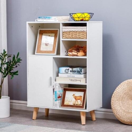 60*28*80cm Waterproof Moveable Kitchen Cabinet Bathroom Locker Toilet Cabinet Wood Cupboard Shelf Storage Rack HWC