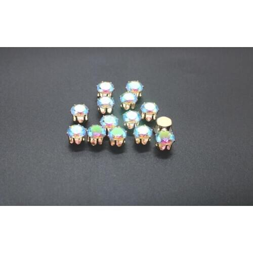 AAAA zircon plating AB copper accessories jewelry accessories manicure accessories