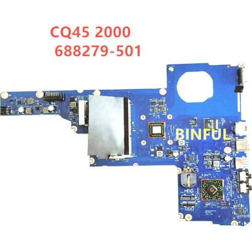 For HP CQ45 2000 2000-B 688279-501 688279-001 w/ E300 CPU Laptop Motherboard 6050A2498701-MB-A02 100% fully tested ok