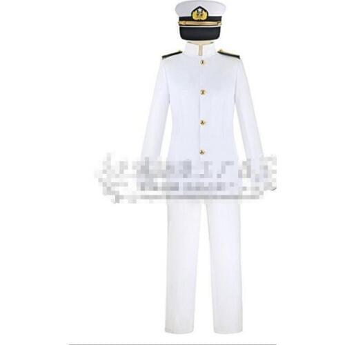 Can be tailored Anime Kantai Collection cosplay Japanese Admirals uniform male female cos Halloween party Sailor suit costumes