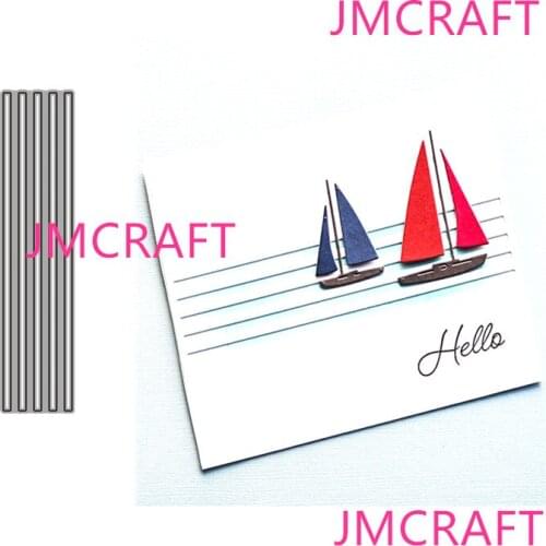 JMCRAFT 2021 New Sea Wave Lines Of Sea Water Metal Cutting Die For Scrapbooking Practice Hands-on DIY Album Card Handmade Tool