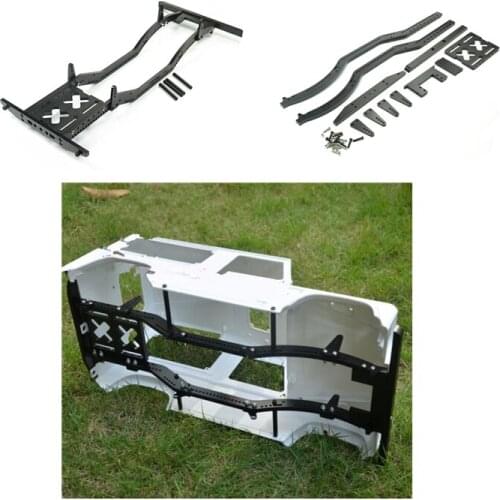1/10 Rc Cars Parts Metal Frame For Radio Control Toys 4X4 Crawler Truck RC4WD D90 SCX10 94180 JK Wrangler F350 CR01 Diy
