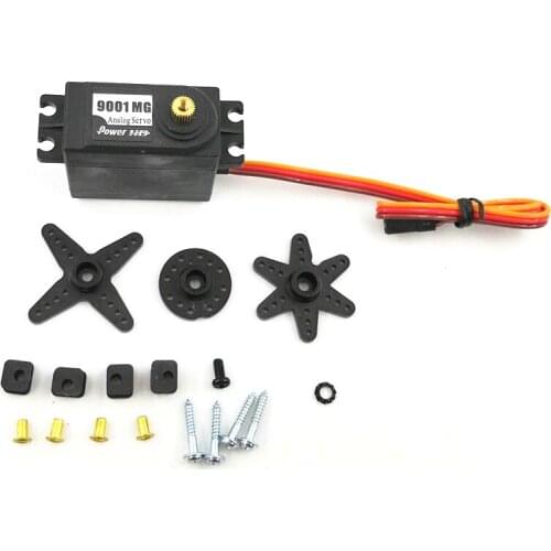 Power HD-9001MG 9.8kg metal gear servo 1:10 flat sports car off-road vehicle short-distance truck servo RC car spare part