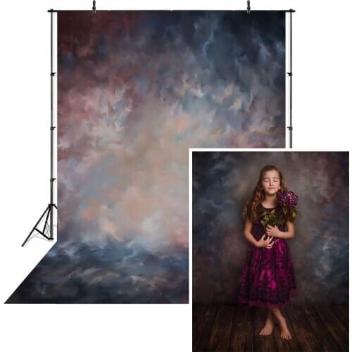 Dark Purple Adult Artistic Portrait Photography Backdrop Fantasy Violet Abstruct Background Professional Photostudio Drops