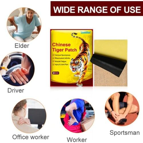 Tiger Balm Patches Analgesic Plaster Arthritis Joint Back Pain Patch Neck Muscle Body Herbal Plaster Pain Relileving Patch