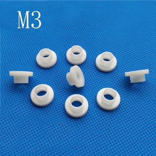 M3 Transistor Plastic Washer Insulation Bush Plastic Nylon Bushing Ring White 100/280PCS