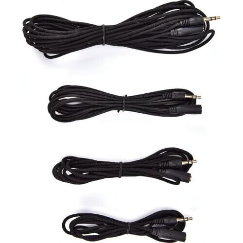 1.5M 2M 3M 5M Headphone Extension Cable 3.5 mm Jack M / F Extension Cable for iPod MP3 PC MP4 MP5 Headphone Extension Cables