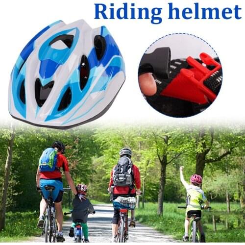 Kid Bicycle Helmet with Streamline Design Durable Ventilation Adjustable Strap Comfortable to Wear for Boy Girl SAL99