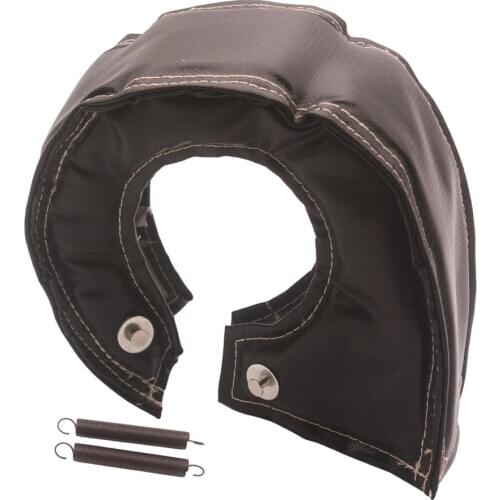 Shield Cover BLANK Turbo Charger T6 BLACK Fiber, With 2 Springs