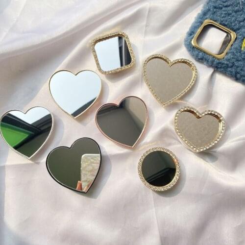 Make-up Mirror Expanding Stand and Grip Telescopic Folding Mobile Phone Holder