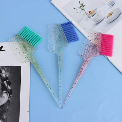 1PC Pro Salon Hair Color Hair Dye Brush Comb Hair Dyeing Root Hair Bleach Tint Brush Root Touch Up