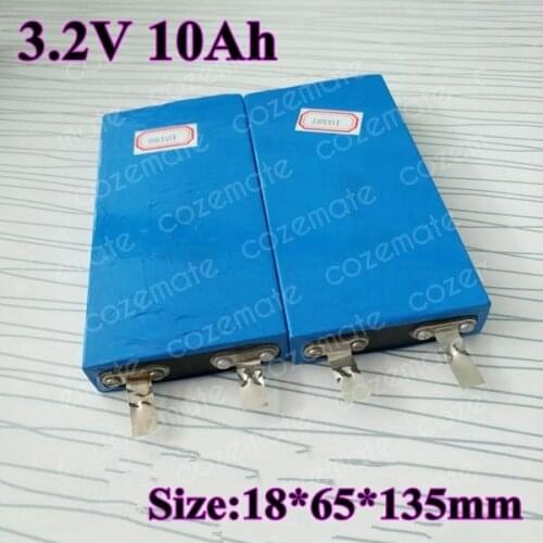 8pcs 3.2v Lifepo4 Battery 10ah 3.2v High Drain 30A 10000mah Cell Aluminium Case for Lithium Ion Battery 24v 10ah Ebike DIY Pack