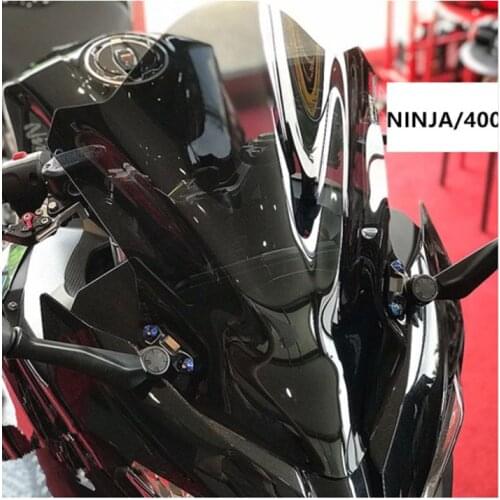 Motorcycle accessories WindScreen Visor Viser for KAWASAKI NINJA 400 ninja 250 ninja400 NINJA250 2017 Windshield wind deflector