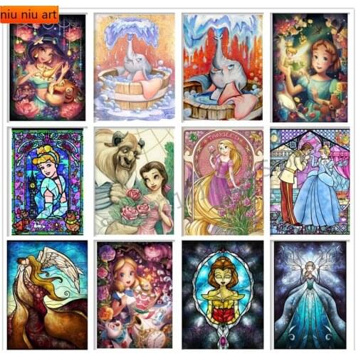 Disney Anime Full Square/Round 5D Diamond Painting Star Wars Movie Embroidery Cross Stitch Kits Mosaic DIY Home Decoration Gift