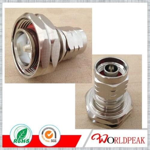 Free shipping Wholesale 10pcs DIN male plug to N male Plug straight RF adapter