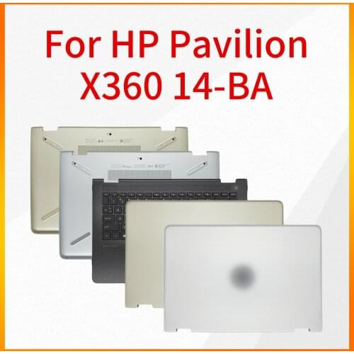 Notebook Shell is Suitable for HP Pavilion X360 14-BA A Shell C Shell D Shell Silver Keyboard Notebook Shell