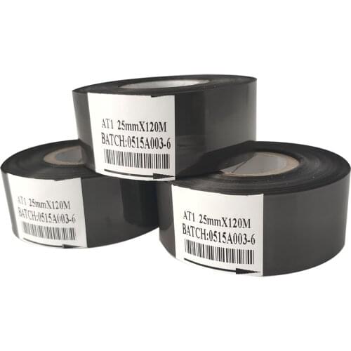 Black color hot printing roll foil for coding printer
