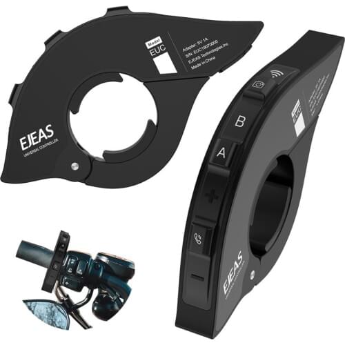 EJEAS EUC Bluetooth 4.1 Motorcycle Handlebar Grip Remote Control Compatible with Quick20 and E300 Intercoms