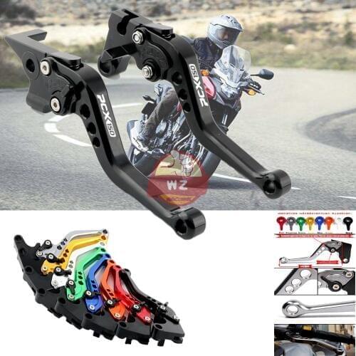 For HONDA PCX 125 PCX125 PCX 150 PCX150 accesorios de motocicleta palancas de embrague de freno corto 8 colore