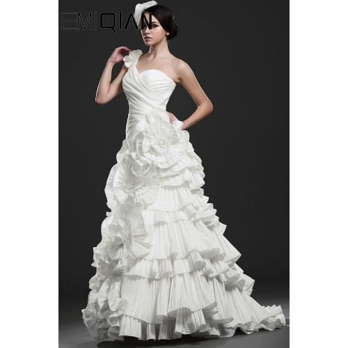 Womens One Shoulder Dresses EMIQIAN China