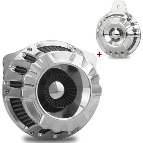 Chrome Deep cnc cut Air Cleaner Intake Horn kits cover Fit For harley 2018-2020 FLHC Softail Heritage Classic FLHX FLHR FLHT FLT