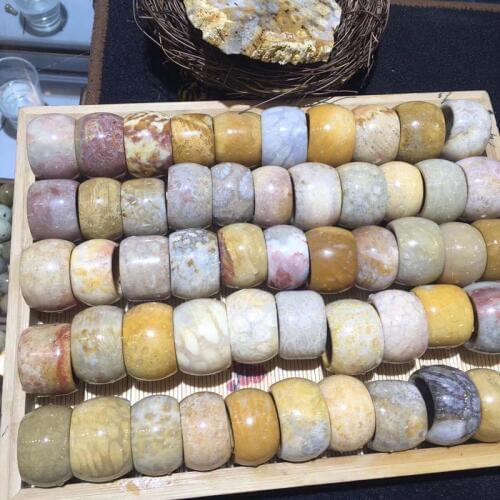 Natural Chrysanthemum stone ring natural stone jewelry for woman for man wholesale