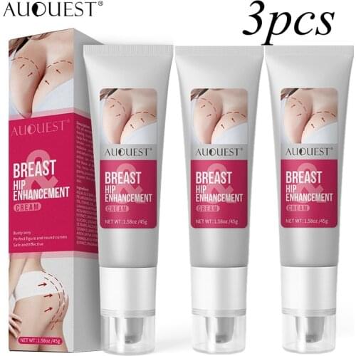 3pcAUQUEST Butt Breast Enhancement Cream Buttock Fast Growth Butt Enhancer Breast Enlargement Body Cream Sexy Body Care for Wome