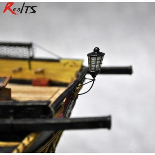 RealTS Classic wooden sailing boat assemble kit spare parts 12mm 3pcs/set light shell set for wooden boat kit