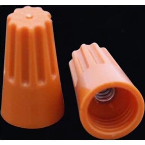 P3 400PCS Spike rotating wire closed terminal lugs Pressure Line cap screw-on type terminal capCap Wire Connectors