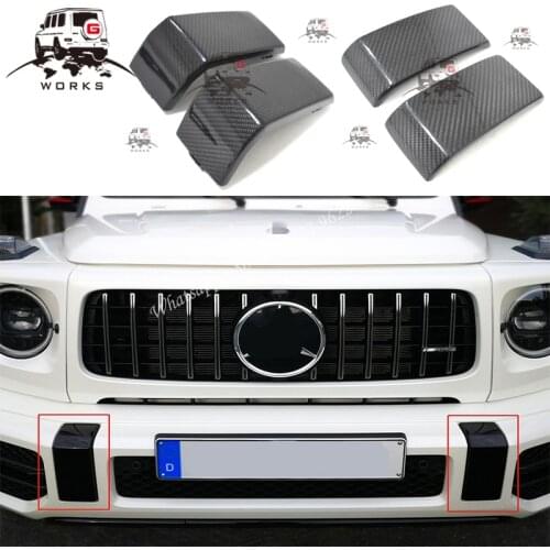 New w464 g63 front bumper trim cover g class 2019 g63 W463A carbon addon parts
