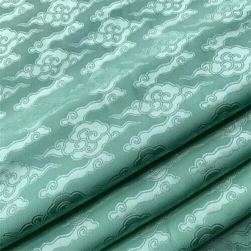 CF982 Solid Color Clouds Jacquard Brocade Stain Fabric/Chinese Style Clothings Fabrics/Home Textiles/DIY Sewing Materials