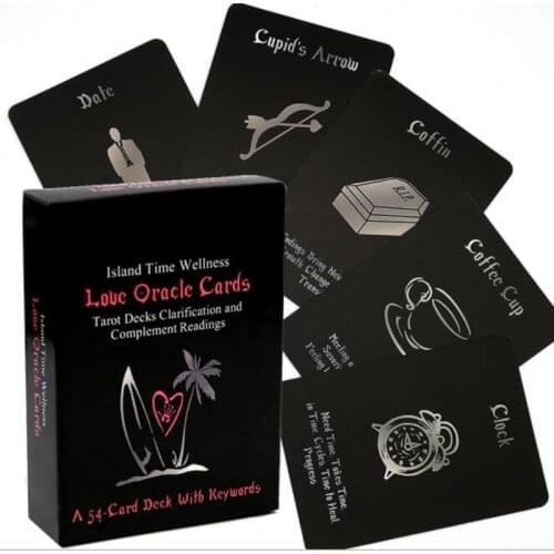Island Time Wellness Love Oracle Cards English Version Tarot Cards Deck Games PDF Guidebook Tarot Card for personal use