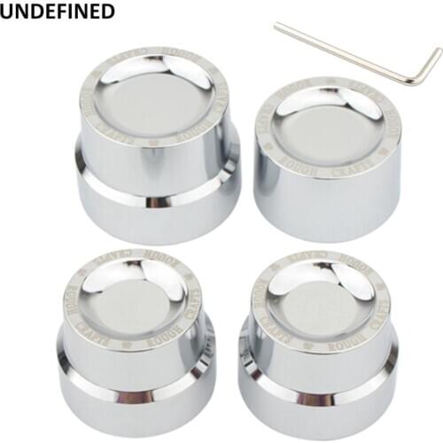 Motorcycle Front Rear Axle Nut Cap Covers CNC Rough Craft Carving For Harley Touring Road King Sportster XL883 1200 Softail Dyna