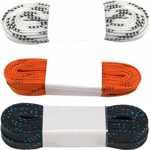 1 Pair Professional Ice Hockey Skate Laces Waxed Shoelaces Anti-Freezing Anti-Fracture Shoe Laces for Sports Skiing Hockey