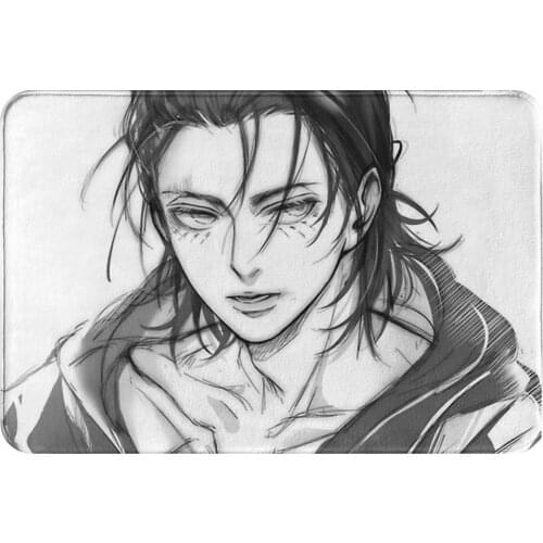Attack on Titan Non-slip Doormat Eren Yeager Living Room Kitchen Mat Outdoor Carpet Home Modern Decor