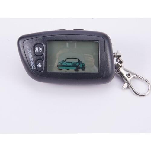 CENMAX ST-5A Russian LCD Remote Controller for CENMAX ST5A 5A LCD Keychain Car Remote 2-Way Car Alarm System / AM Transmitter