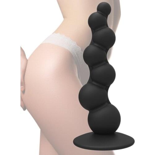 Silicone Shaped Anal Plug Backyard Anal Beads for Men and Women Butt Weighted Anal Beads Beginer Anal Toys Sex Shop for Couple