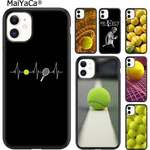 MaiYaCa Tennis Ball Sport Phone Case Cover For iPhone 5s SE 6s 7 8 plus X XR XS 11 12 pro max Samsung Galaxy S7 S8 S9 S10 shell