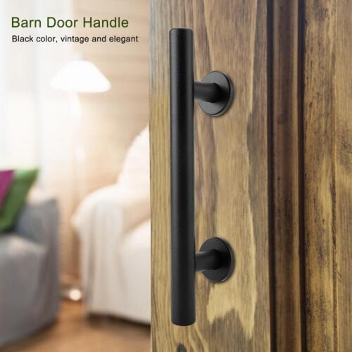 Heavy Duty Door Handle Carbon Steel Door Pull For Sliding Barn Door Closet Wooden Gate Hardware poignee de porte deurklink